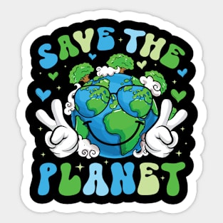 Save The Planet Earth Day Sticker